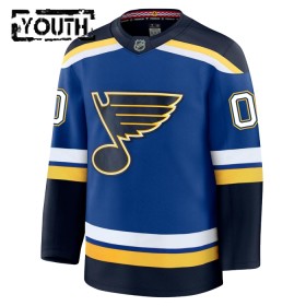 St. Louis Blues Fanatics Premium Custom 2024-25 Heim Blau Trikot - Kinder